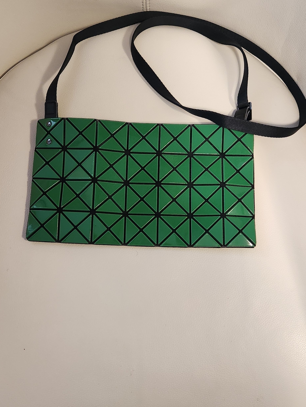 BAO BAO Issey Miyake Green Lucent Crossbody Bag